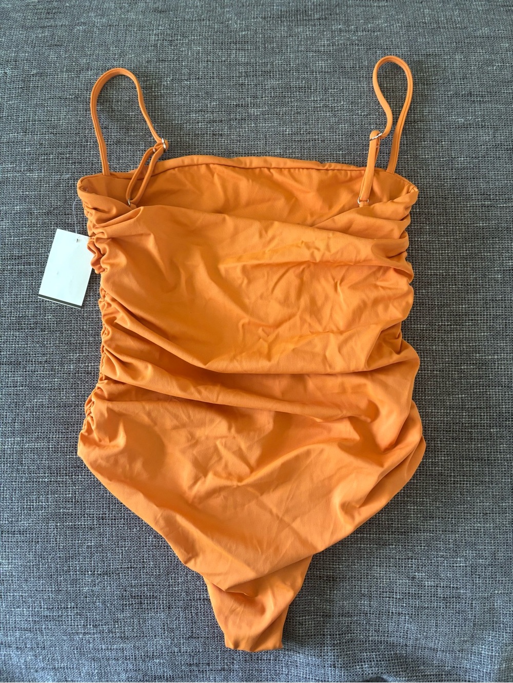Free People x Belle Ruched Swimsuit. Size Medium - Picture 3 of 3